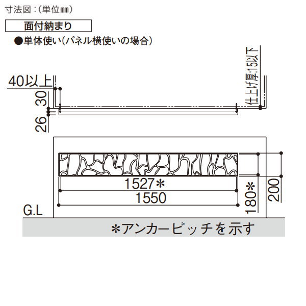 SALE／83%OFF】 DIY エクステリアG-STYLE鋳物パネル アイアン YKK