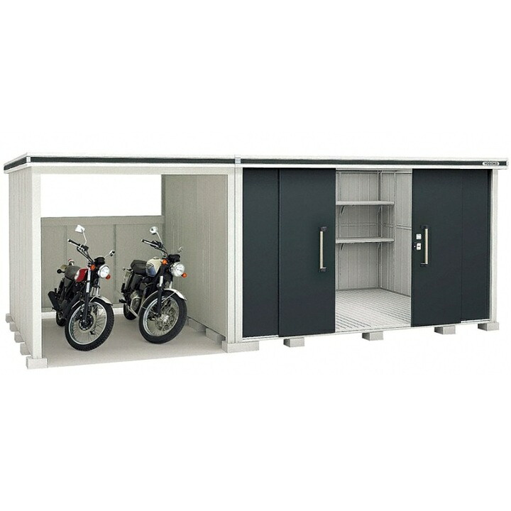 ヨドコウ 屋根裏部屋 エルモコンビ 押し並べて型 5830×2914×2356LMD-3629H+LKD2229H 中型 大型 露天用【税込】