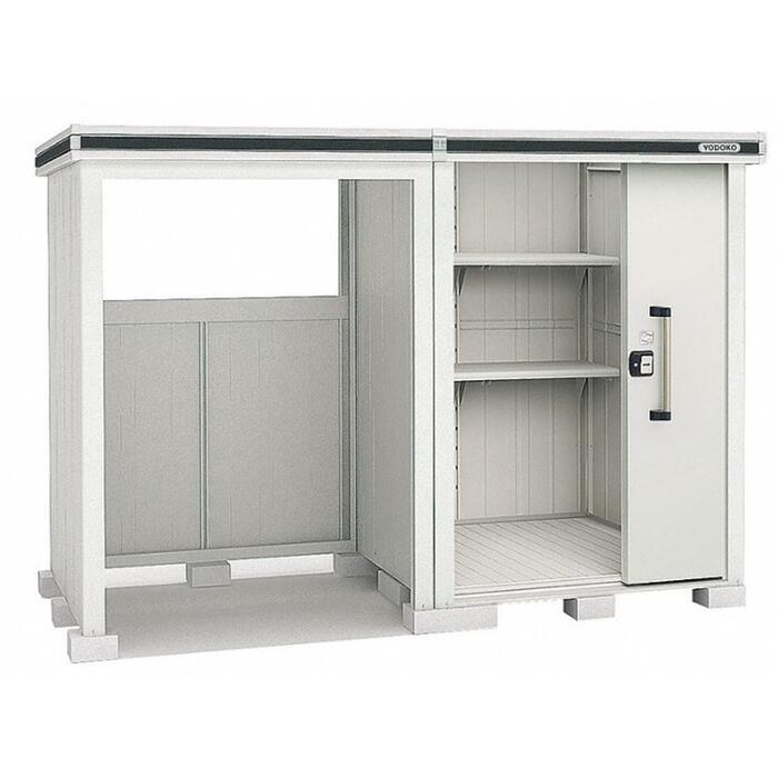ヨドコウ 物置 エルモコンビ 積雪型 3026×1512×2120 LMD-1515+LKDS1515 中型 大型 屋外用【税込】