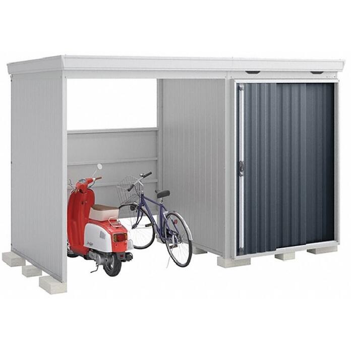 イナバ屋根裏部屋 フォルタウィズ FORTAWITH 押し並べて型 4000×1790×2385 右扉印字機 FW-22K+1818H 大型 銀輪在り場所 押し並べて型 野天用【税込】 物置き-花・ガーデン・DIY