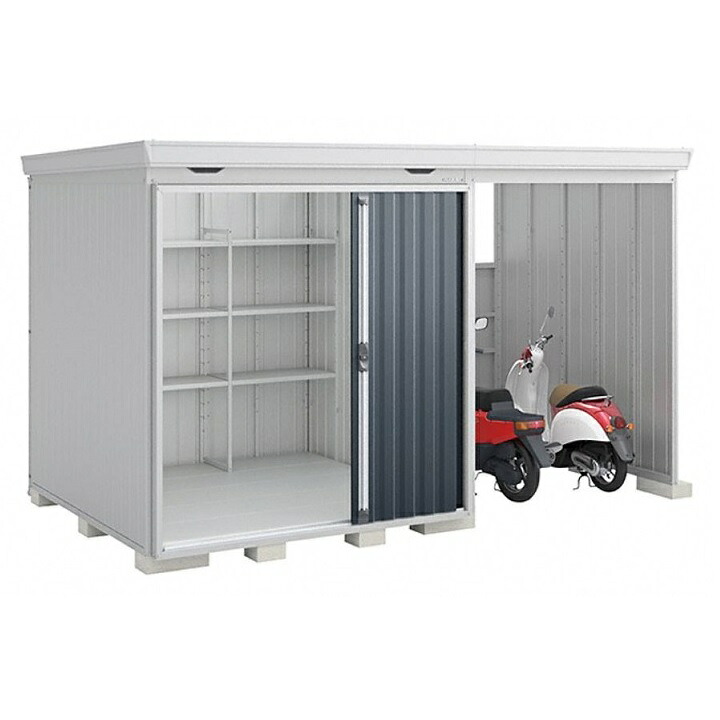 イナバ屋根裏部屋 フォルタウィズ FORTAWITH 原則として型 4000×2210×2085 左扉手合い FW-2222+18KS 大型 銀輪在り場所 原則として型 室外用【税込】