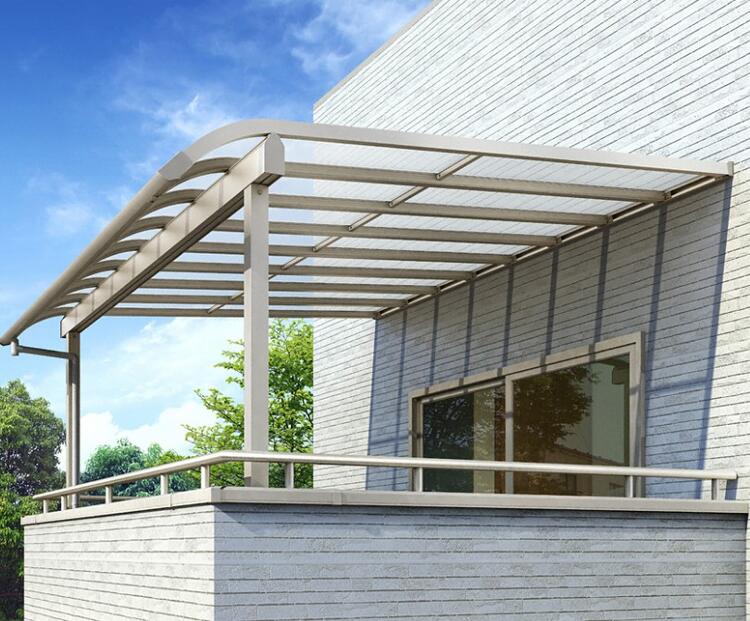 YKKAP YKK ベランダ屋根 ソラリア R型 積雪50cm対応 屋根タイプ 単体 バルコニー屋根 2階用【税込】｜業界大手！直販のエクスショップ