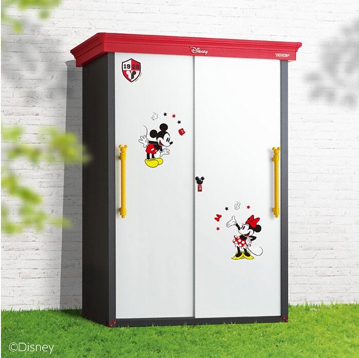 ヨド物置 ディズニーシリーズ ミッキーマウスモデル 1300×750×1938 YMWD-1307A/MM【税込】|業界大手!直販のエクスショップ