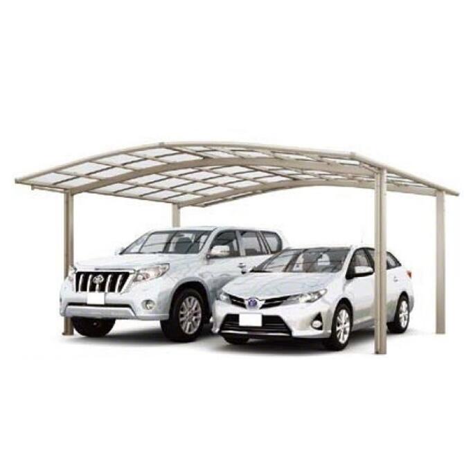 LIXIL リクシル カーポート 2台用 フーゴR M合掌 台風補償付 駐車場屋根【税込】|業界大手!直販のエクスショップ