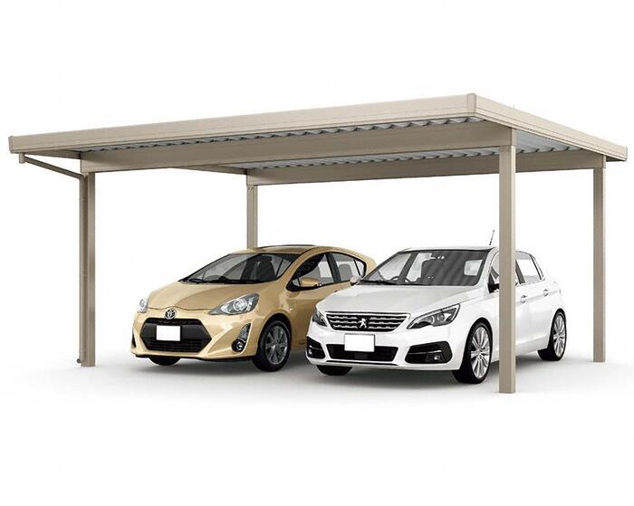 LIXIL リクシル カーポートSW 積雪50cm対応 2台用 4本柱 駐車場屋根【税込】|業界大手!直販のエクスショップ