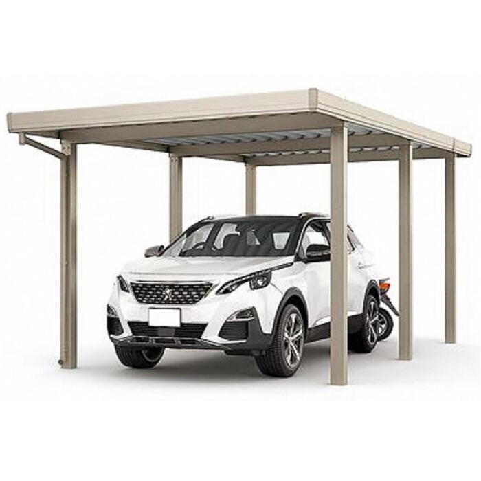 LIXIL リクシル カーポートSW 1台用 積雪50cm対応 奥行延長 6本柱  駐車場屋根【税込】