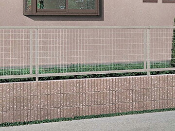 【部材込み/本体のみ可】LIXIL リクシル TOEX アルメッシュフェンス1型 メッシュ駒寄せ【税込】