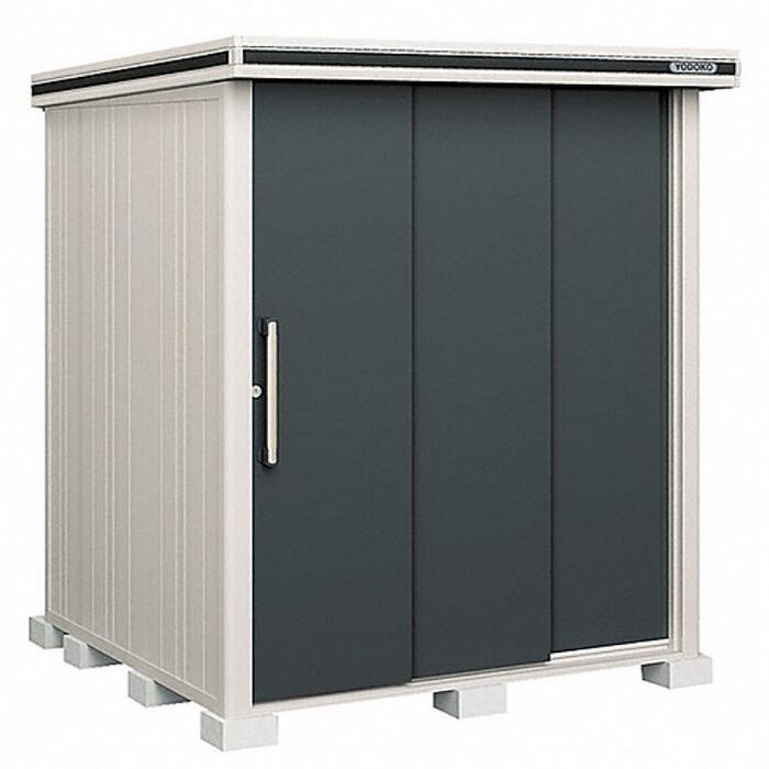 ヨド屋根裏部屋 戸外用 中型 大型 エルモ LMD-1818H 押し並べて型 1870×1870×2359 ガルＢａ鋼板致しかた【税込】 物置き-エクステリア・ガーデンファニチャー-花・ガーデン・DIY