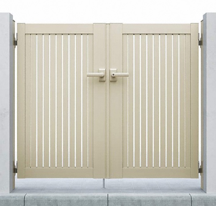 YKKAP YKK シンプレオ 門扉 部屋の入り口 TS1型 たて細長い切口 両開き【軽銀柱付き添い人】