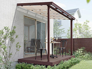 楽天市場 Lixil シュエット テラスタイプ シェード付き 単体 テラス屋根 現場打ち合わせ無料 全国工事対応 送料無料 業界大手 直販のエクスショップ