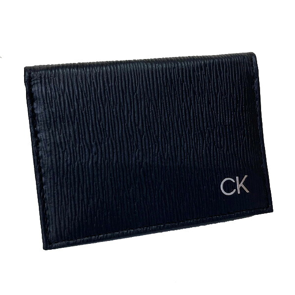 カルバンクライン カードケース 名刺入れ メンズ レディース レザー Calvin Klein CK 31CK200002 ブラック プレゼント