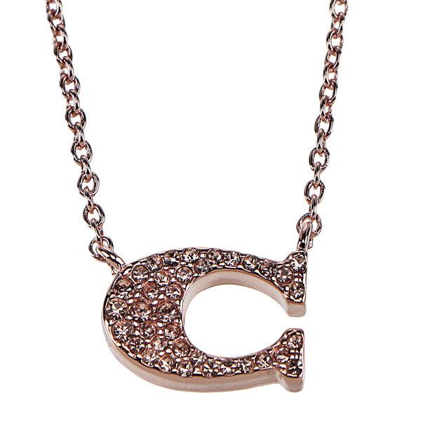 COACH シルバーチェーンネックレス Cロゴ コーチ COACH ネックレス アクセサリー シルバー Cロゴ レディース