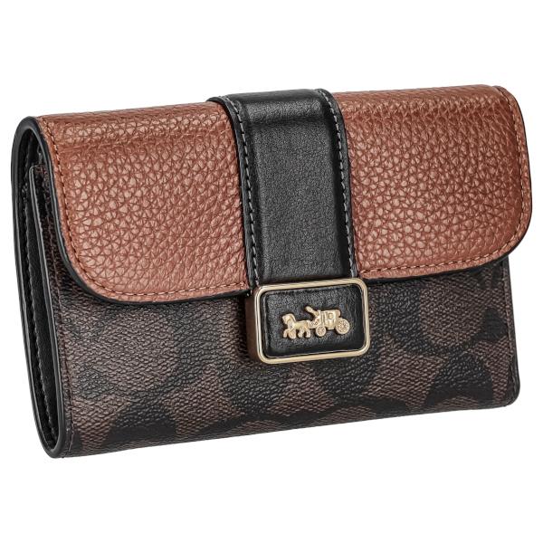 コーチ職 COACH 折がま口 二つ折りがま口 書き判 グレース ウォレット レディース CC060 IMW6R 幽々たる赤銅色 赤銅色 差し上げ物 バッグ・小物・ブランド雑貨-財布・ケース