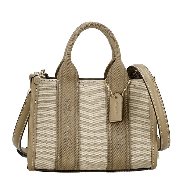 コーチ 2WAYバッグ ショルダーバッグ ミニ トートバッグ レディース アウトレット スミスミニトート COACH CAQ02 IMLG6 ダークナチュラル