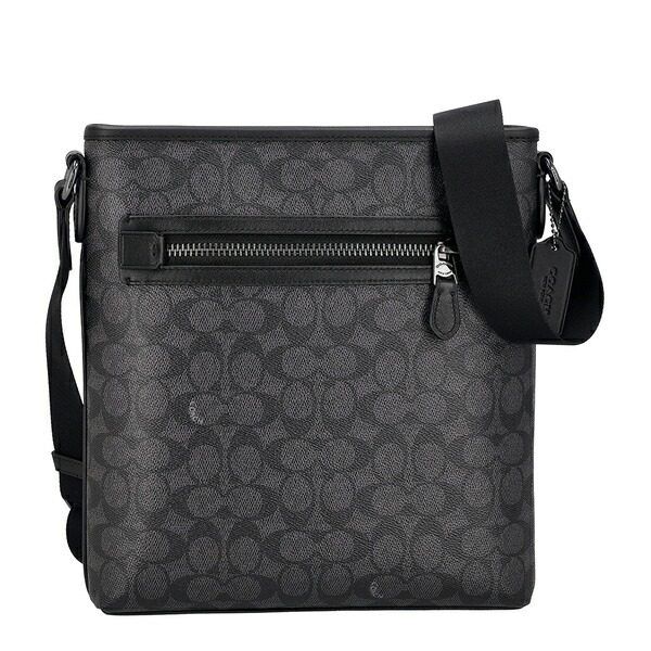 コーチ メンズ ショルダーバッグ 斜め掛け フラップ ブラック F72362 楽天市場】コーチ COACH メンズ バッグ ショルダー チャールズ