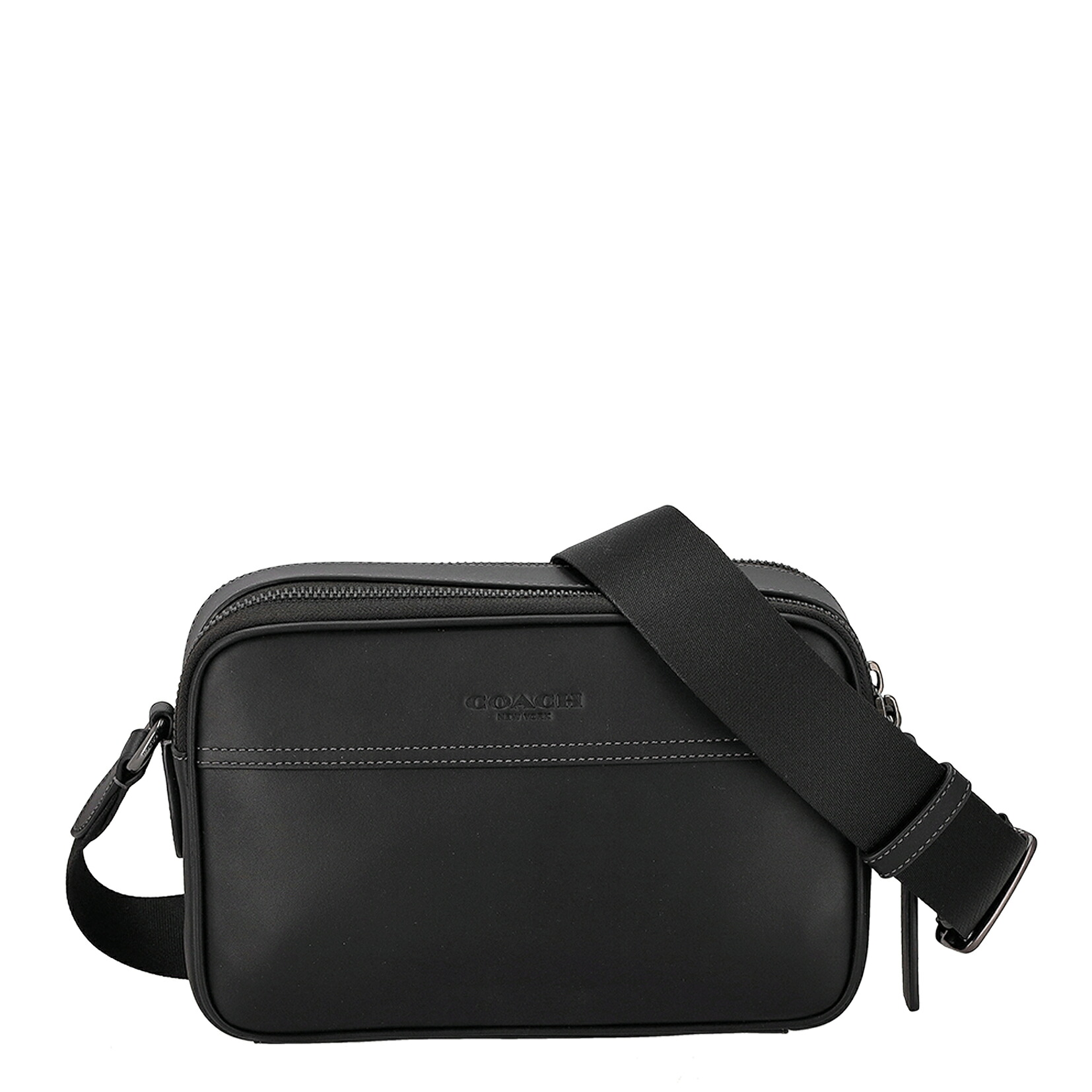 コーチ ショルダーバッグ 斜め掛け メンズ グラハム クロスボディバッグ レザー COACH CX140 QB/BK ブラック|ex虎。