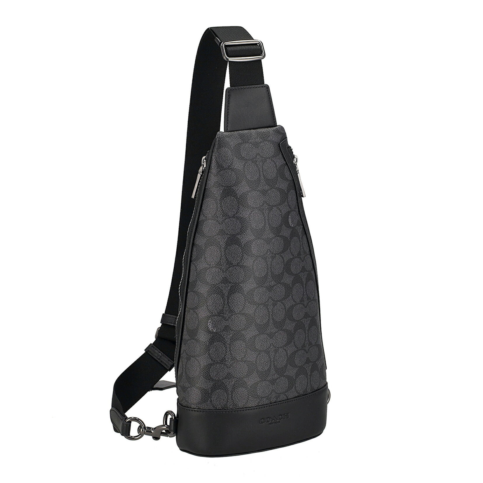 限定様箱込【コーチ】COACH♡新品♡スリングバックミュール【6】黒♡23cm すぐ届く*COACH*コーチ*ツー バンド スポーツ スライド (Coach