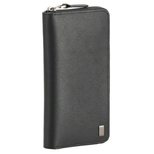 ダンヒル 長財布 ラウンドファスナー長財布 メンズ サイドカー SIDECAR dunhill 21FS218SG001R ガンメタリック ブラック プレゼント