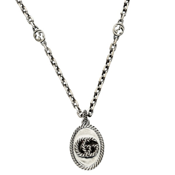 GUCCI ネックレス ユニセックス シルバー 632540-J8400-0701 GUCCI グッチ ネックレス ダブルG 632540 J8400 0701 : ブランド