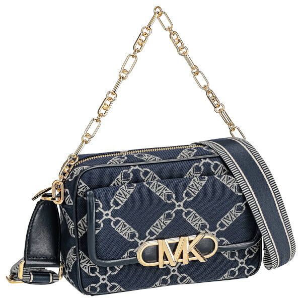 マイケルコース ショルダーバッグ クロスボディ レディース エンパイア PARKER ロゴ ジャカード MICHAEL KORS 32S3G7PC6J 407 NAVY MULTI ネイビーマルチ