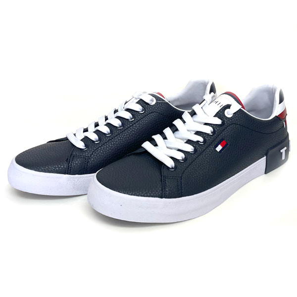 トミーヒルフィガー スニーカー メンズ カジュアル シューズ 靴 ローカット ロゴ TOMMY HILFIGER TMREZZ DBLLL ネイビー｜ｅｘ虎。 8,625円