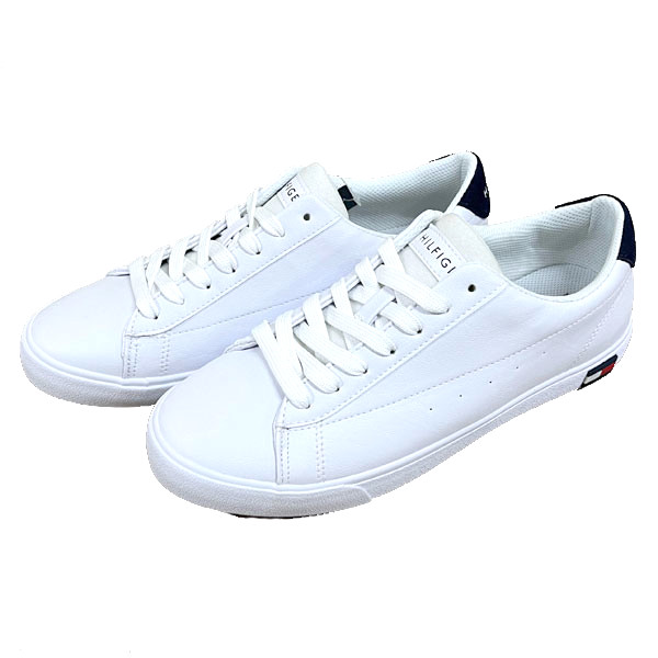 トミーヒルフィガー スニーカー メンズ カジュアル シューズ 靴 ローカット ロゴ TOMMY HILFIGER TMRISHER WHI01 ホワイト|ex虎。