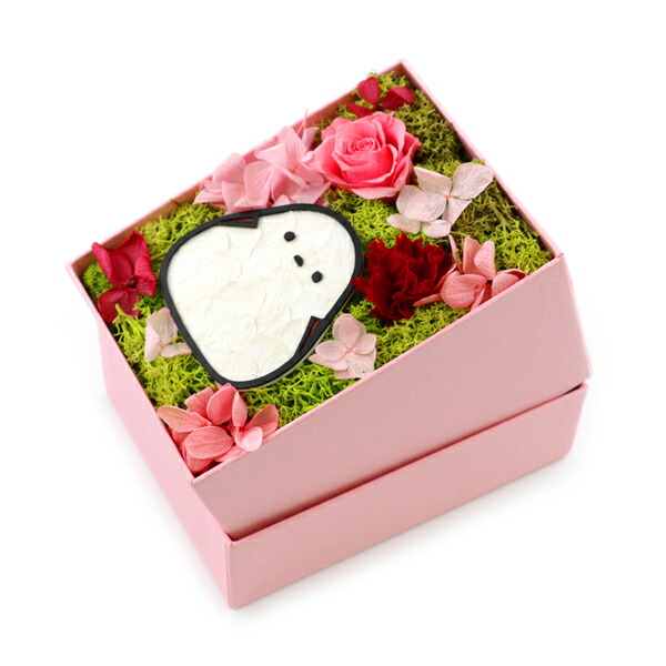 楽天市場 ことりカフェ ことりのプリザーブドフラワーギフト プレート付き シマエナガ ことりカフェ ギフト プレゼント フラワーアレンジメント 花 贈答品 贈り物 Exceedjapan