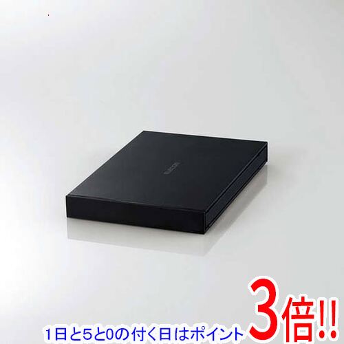 【延長保証対応!!】【1日と5.0のつく日、18日はポイント3倍！】ELECOM 外付けポータブルSSD ESD-EJ1000GBKR ブラック 1TB