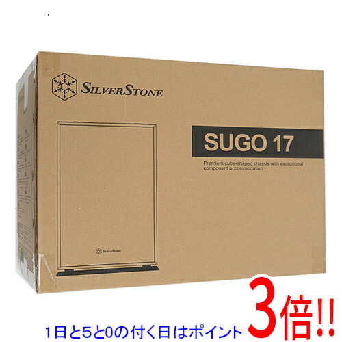 【1日と5.0のつく日、18日は尖んがり3倍！】SILVERSTONE製 パソコン容れもの SST-SG17W 白
