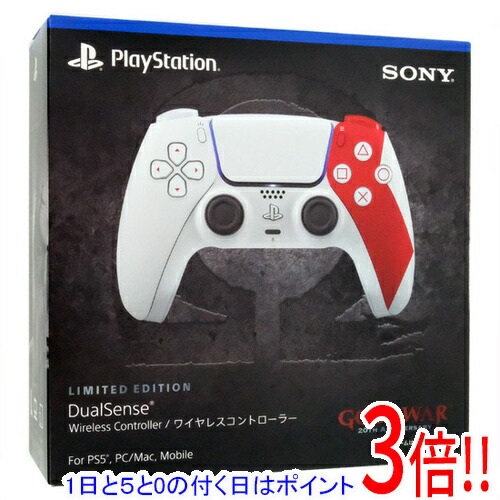 【1日と5.0のつく日、18日はポイント3倍！】ワイヤレスコントローラー DualSense ゴッド・オブ・ウォー 20th Anniversary リミテッドエディション CFI-ZCT1JZA｜エクセラー