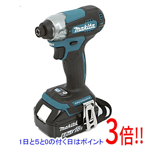 【1日と5.0のつく日、18日はポイント3倍！】マキタ 充電式インパクトドライバー 18V 6.0Ah TD157DRGX 青