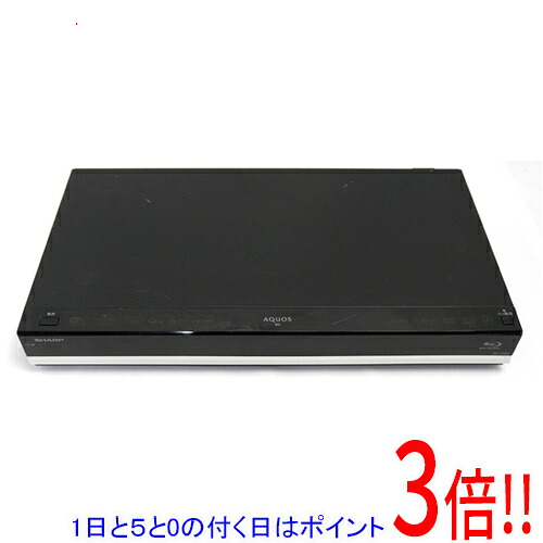 【1日と5.0のつく日、18日はポイント3倍！】【中古】SHARP AQUOS ブルーレイディスクレコーダー BD-T2800 リモコンなし