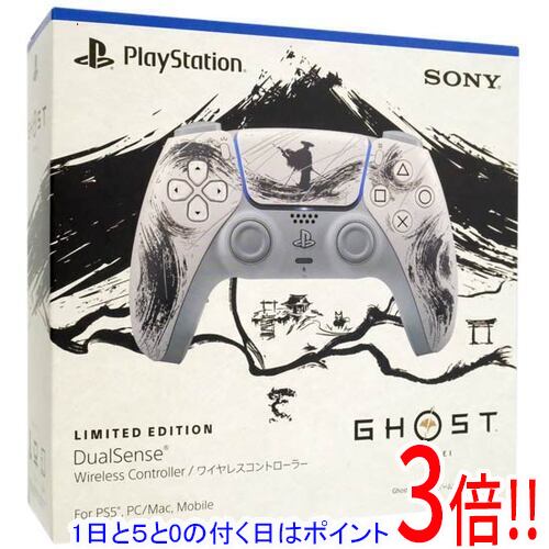 【1日と5.0のつく日、18日はポイント3倍！】SONY ワイヤレスコントローラー DualSense Ghost of Yotei リミテッドエディション CFI-ZCT1JZ8 ブラック