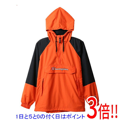 【1日と5.0のつく日、18日はポイント3倍！】CHAMPION チャンピオン M サイズ アノラックパーカー C3-R603 オレンジ｜エクセラー