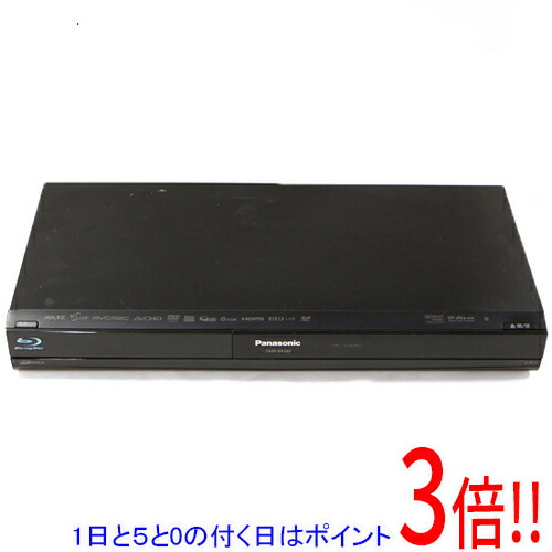【1日と5.0のつく日、18日は尖んがり3倍！】【中古】Panasonic ブルーレイディスクレコーダー DMR-BR590-K 遠隔操作なし