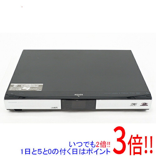 リモコンなし SHARP AQUOS ブルーレイディスクレコーダー BD-HDW70 【中古】