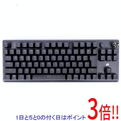 【1日と5.0のつく日、18日はポイント3倍！】【中古】Corsair ゲーミングキーボード K70 CORE TKL CH-911911E-JP ブラック