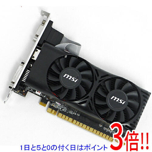 【1日と5.0のつく日、18日は尖んがり3倍！】【中古】MSI製グラボ N750Ti-2GD5TLP PCIExp 2GB