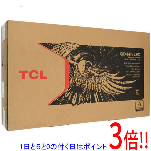 【1日と5.0のつく日、18日はポイント3倍！】【中古】TCL 27型 ゲーミングモニター 27G64 未使用