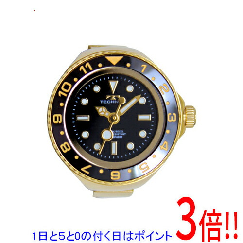 【1日と5.0のつく日、18日は尖んがり3倍！】テクノス リングウォッチ T9C49GB
