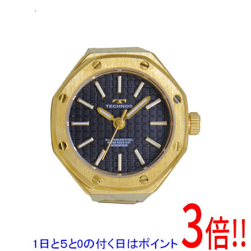 【1日と5.0のつく日、18日は尖んがり3倍！】テクノス リングウォッチ T9C50GB