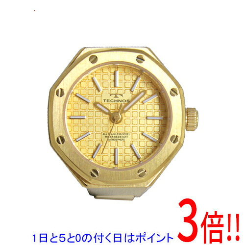 【1日と5.0のつく日、18日は尖んがり3倍！】テクノス リングウォッチ T9C50GC