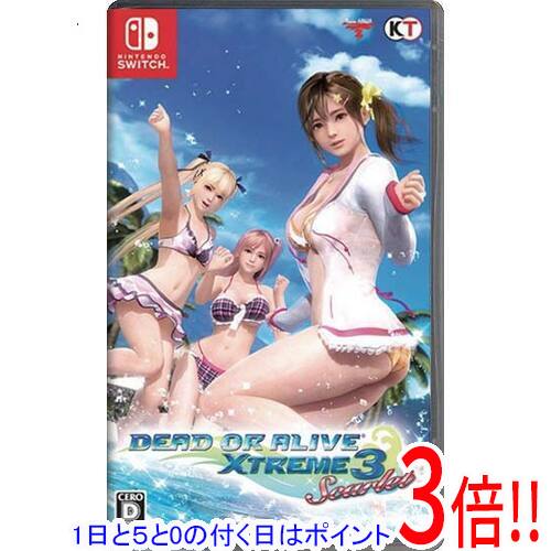 【1日と5.0のつく日、18日はポイント3倍！】【中古】DEAD OR ALIVE Xtreme 3 Scarlet Nintendo Switch