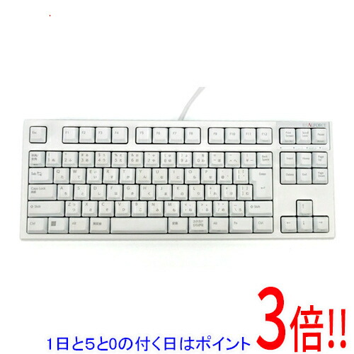 【1日と5.0のつく日、18日は尖んがり3倍！】【中古】東プレ 有線鍵盤 REALFORCE R3S R3SC41 百貨店白いこと/百貨店白いこと 元箱あり
