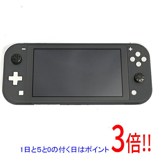 【1日と5.0のつく日、18日はポイント3倍！】【中古】任天堂 Nintendo Switch Lite(ニンテンドースイッチ ライト) HDH-S-GAZAA グレー 本体のみ スティックゴムなし