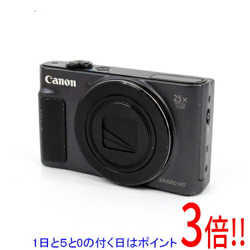 【1日と5.0のつく日、18日は尖んがり3倍！】【中古】Canon製 PowerShot SX620 HS 黒いこと 2020万絵素 本体いたみ 本体のみ