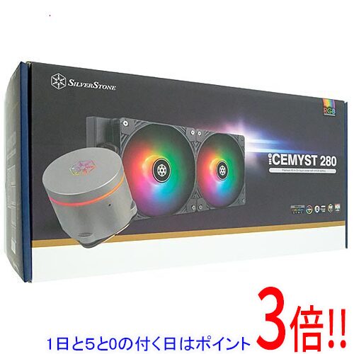 【1日と5.0のつく日、18日はポイント3倍!】SILVERSTONE製 CPUクーラー IceMyst 280 SST-IM280-ARGB|エクセラー