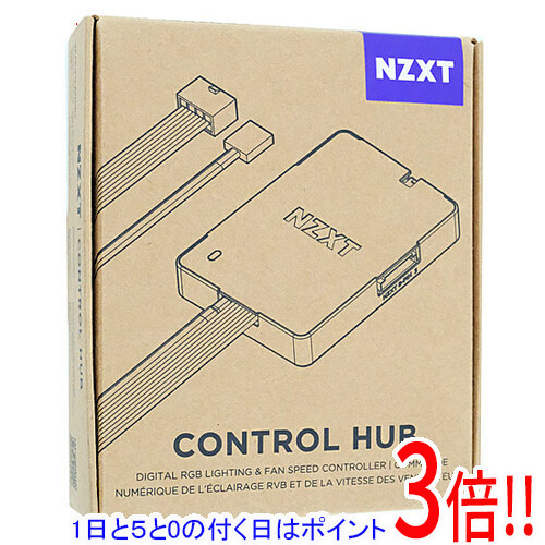 【1日と5.0のつく日、18日はポイント3倍！】NZXT LED＆ファンコントローラー Control Hub AC-CRFR1-B1 Matte Black