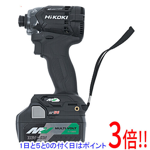 【1日と5.0のつく日、18日はポイント3倍！】HiKOKI インパクトドライバー WH36DC(2XP)(B) ストロングブラック｜エクセラー