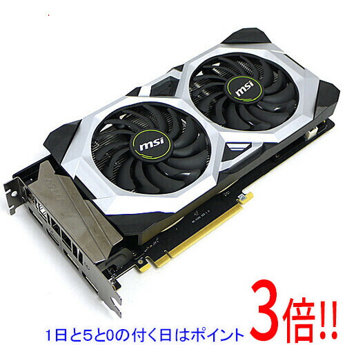 【1日と5.0のつく日、18日は尖んがり3倍！】【中古】MSI製グラボ GeForce RTX 2070 SUPER VENTUS GP PCIExp 8GB